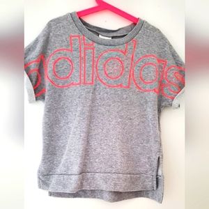 Adidas Logo French Terry Top - Size M (10/12)